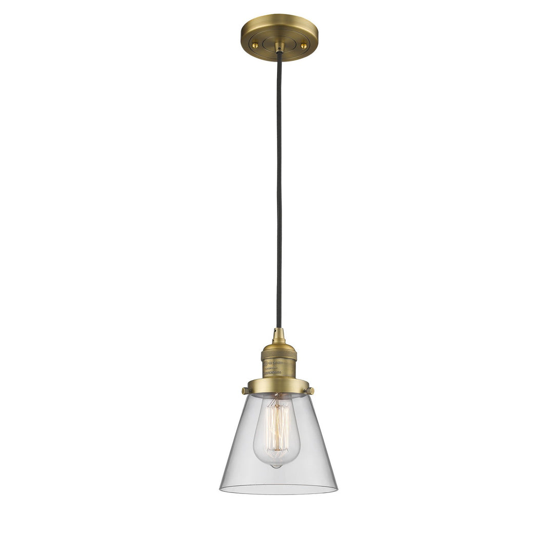 Innovations Franklin Restoration 201C-BB-G62-LED Pendant Light - Brushed Brass