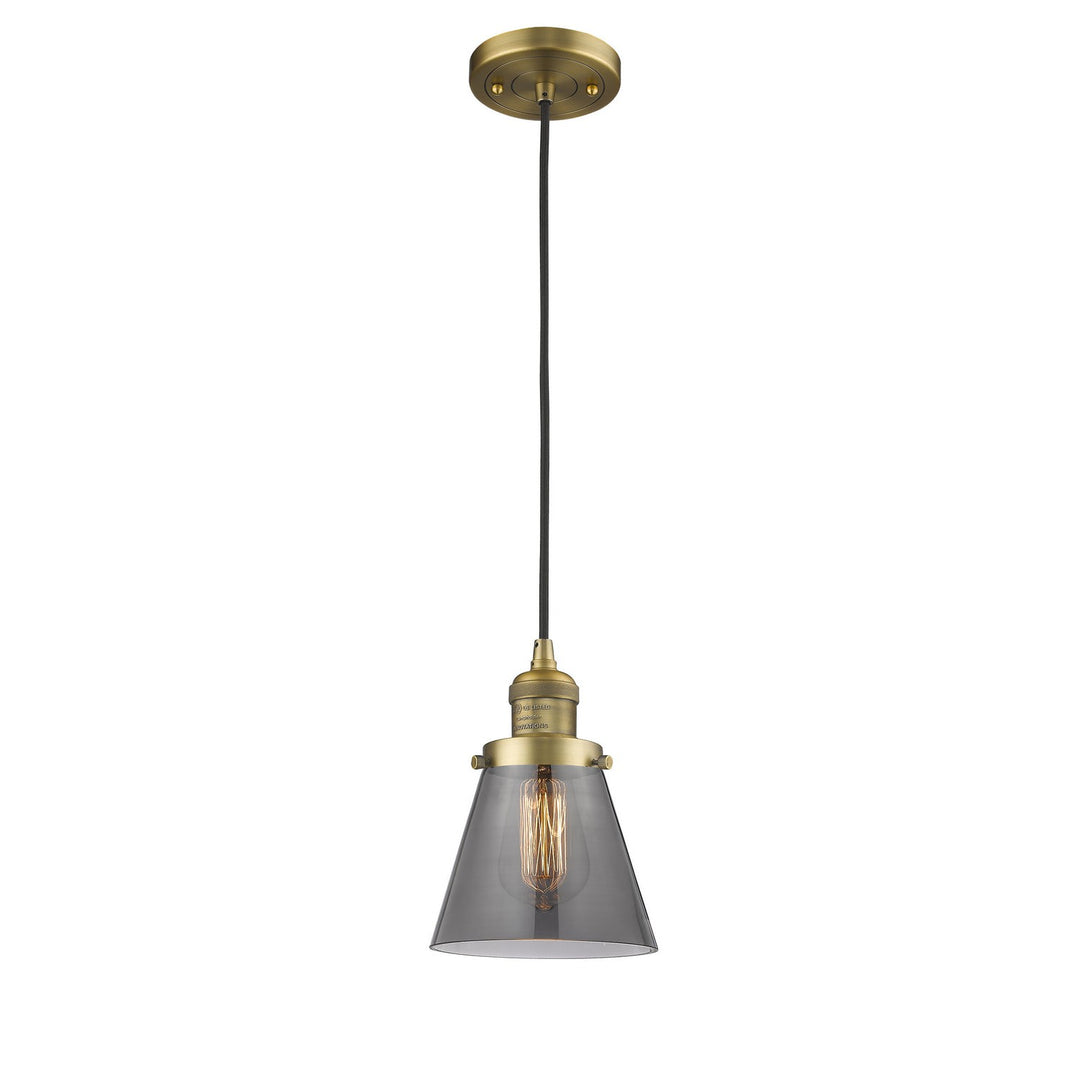 Innovations Franklin Restoration 201C-BB-G63-LED Pendant Light - Brushed Brass