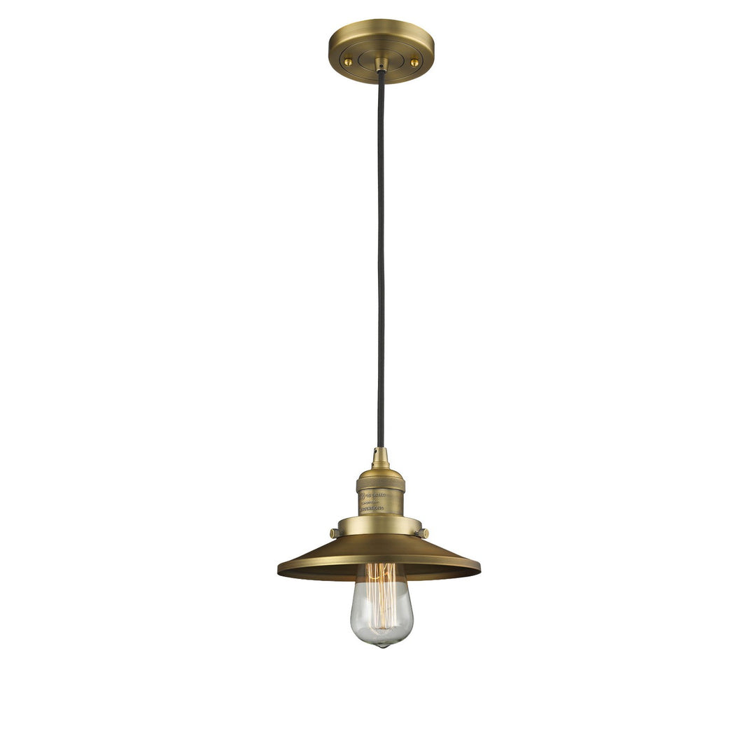 Innovations Franklin Restoration 201C-BB-M4-LED Pendant Light - Brushed Brass