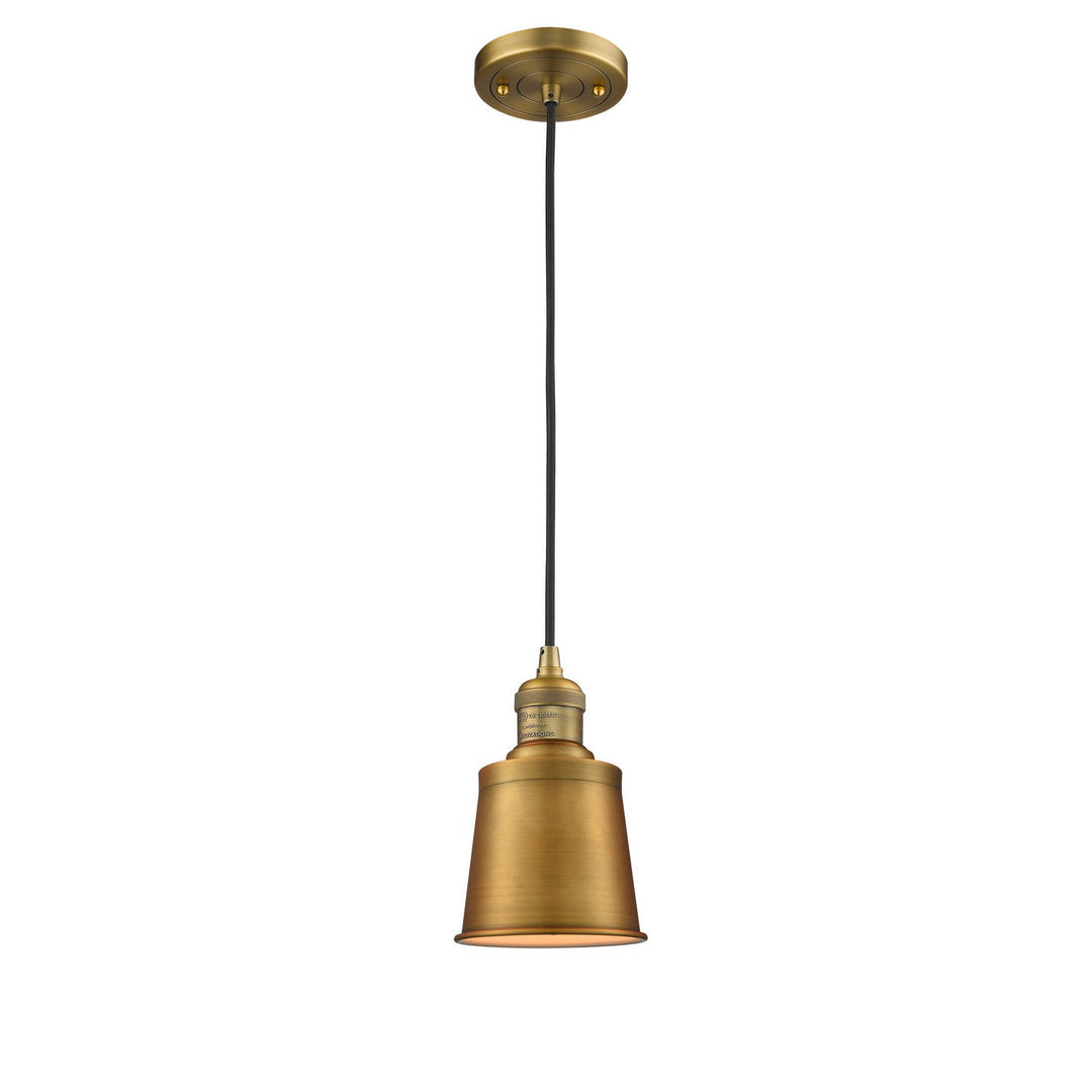 Innovations Franklin Restoration 201C-BB-M9-BB-LED Pendant Light - Brushed Brass