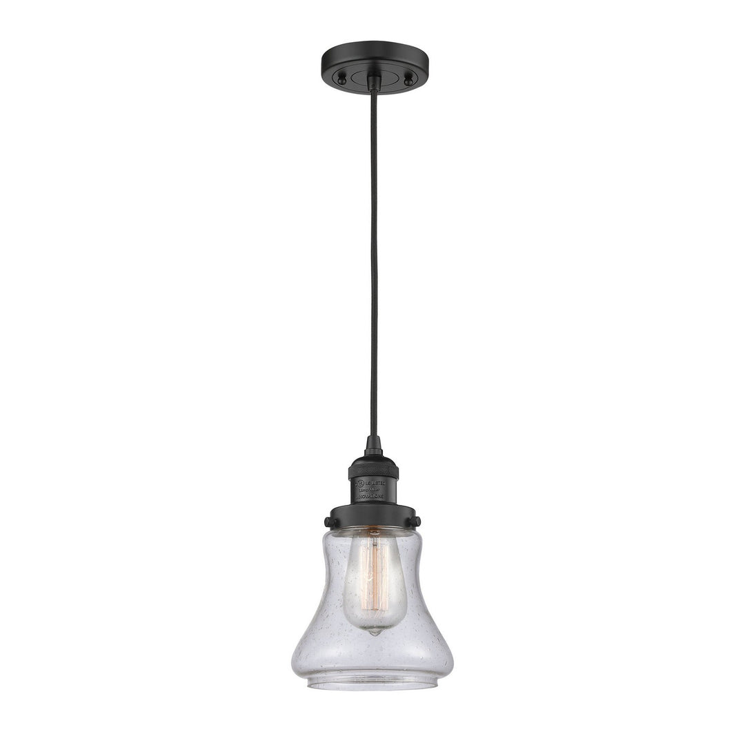 Innovations Franklin Restoration 201C-BK-G194 Pendant Light - Matte Black