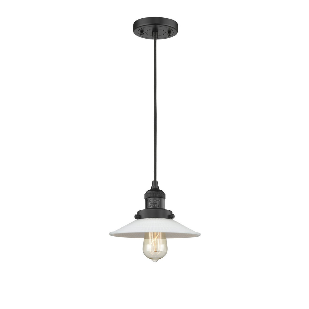 Innovations Franklin Restoration 201C-BK-G1-LED Pendant Light - Matte Black