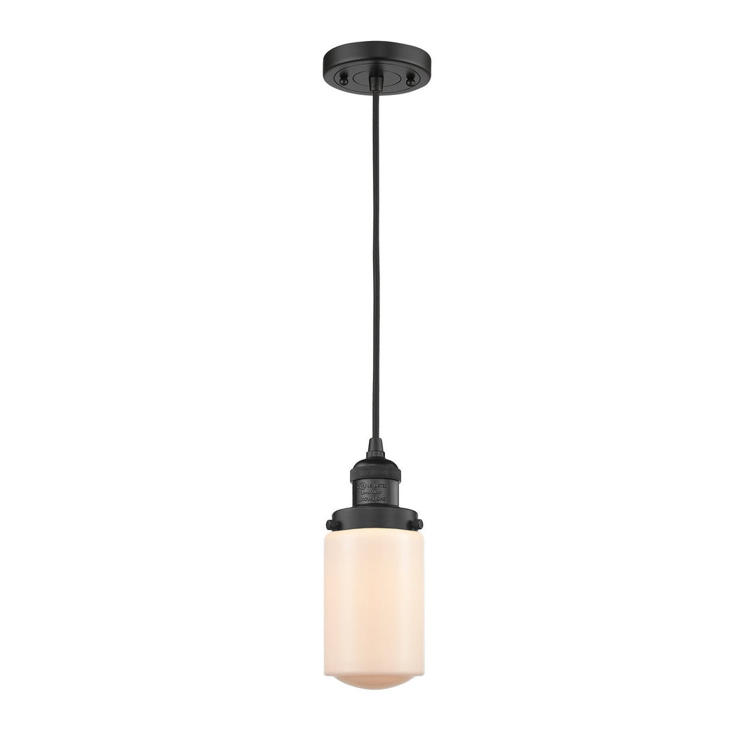 Innovations Franklin Restoration 201C-BK-G311 Pendant Light - Matte Black