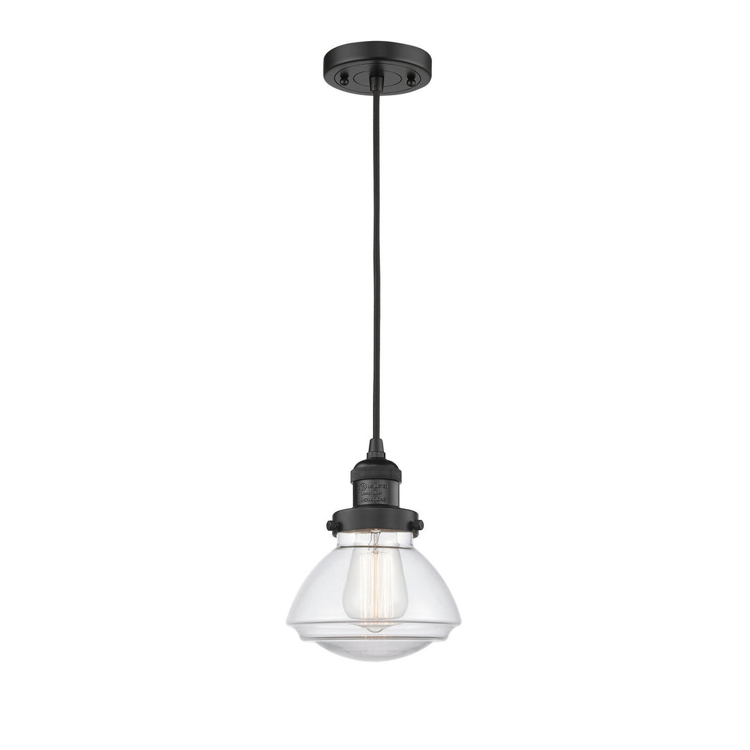 Innovations Franklin Restoration 201C-BK-G322 Pendant Light - Matte Black