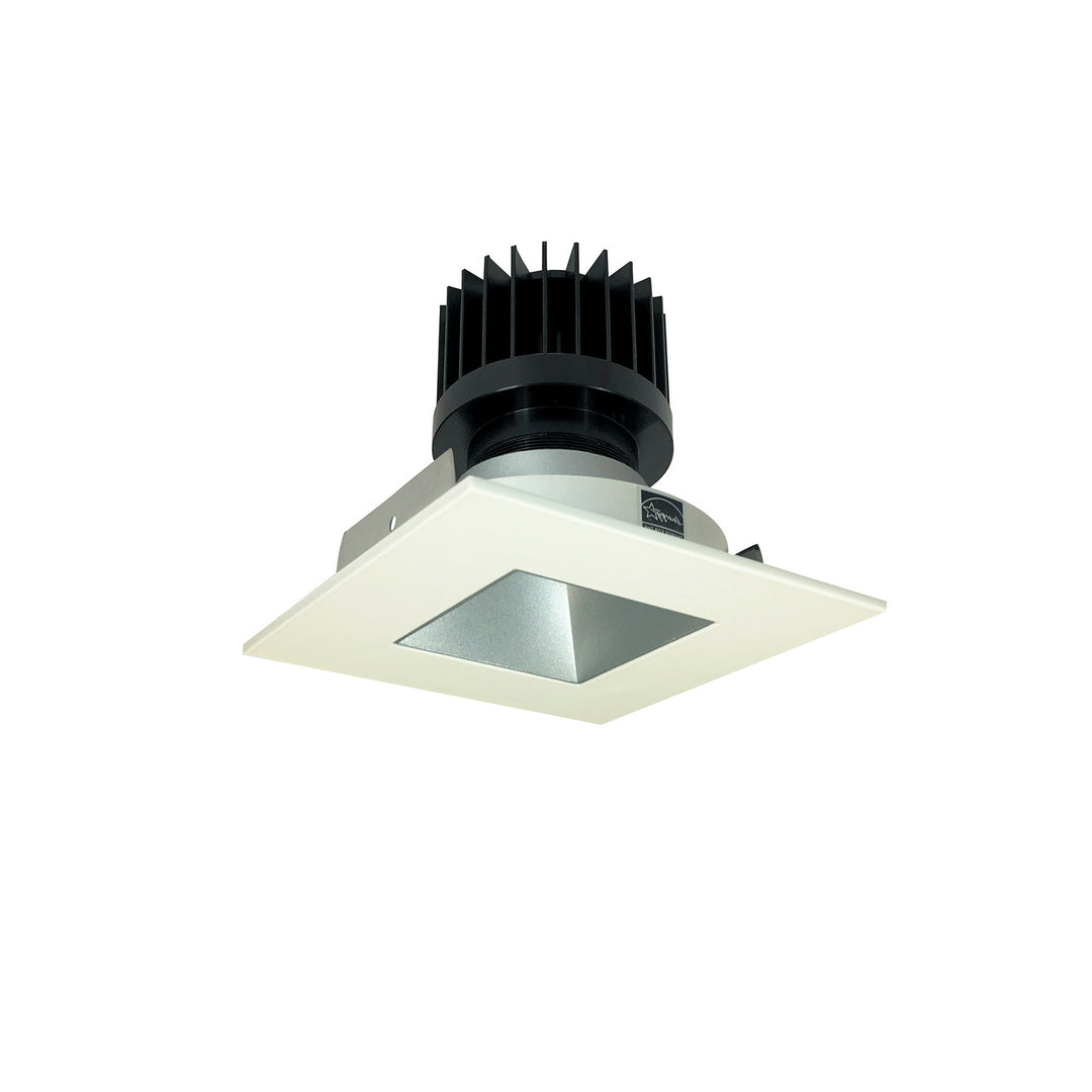 Nora Lighting NIO-4SNDSQ27XHZMPW/HL   Recessed Light Haze / Matte Powder White