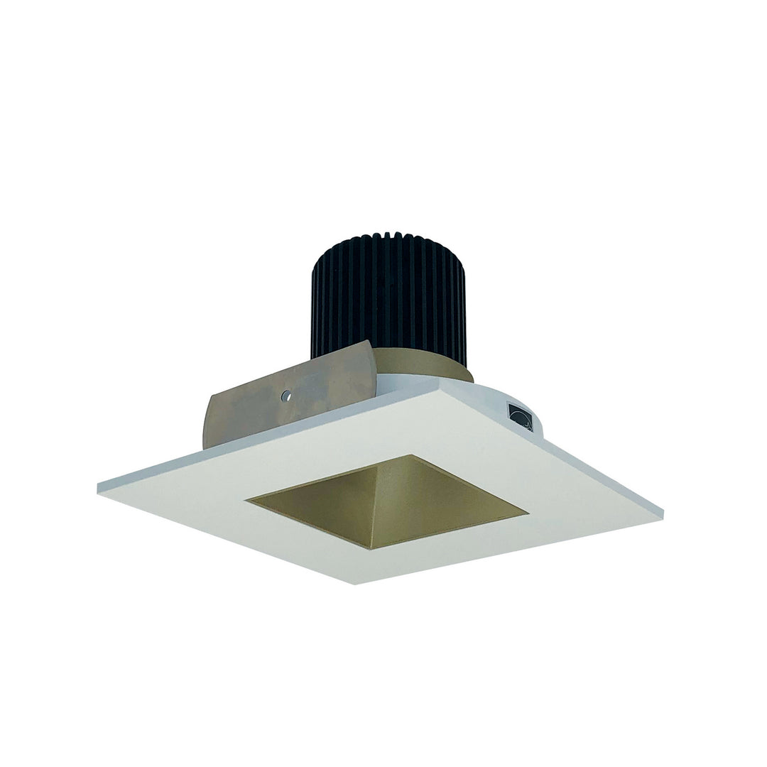 Nora Lighting NIO-4SNDSQ30XCHMPW/10   Recessed Light Champagne Haze / Matte Powder White
