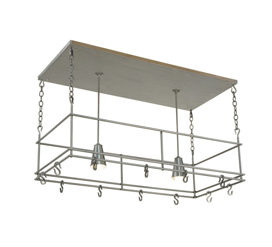 Meyda Tiffany Spartan 121711 Pendant Light - Steel, Stainless Steel