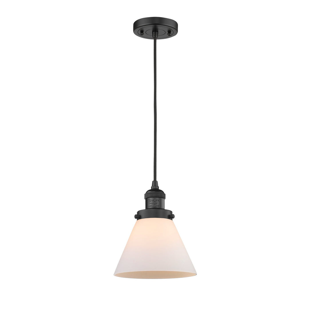 Innovations Franklin Restoration 201C-BK-G41 Pendant Light - Matte Black