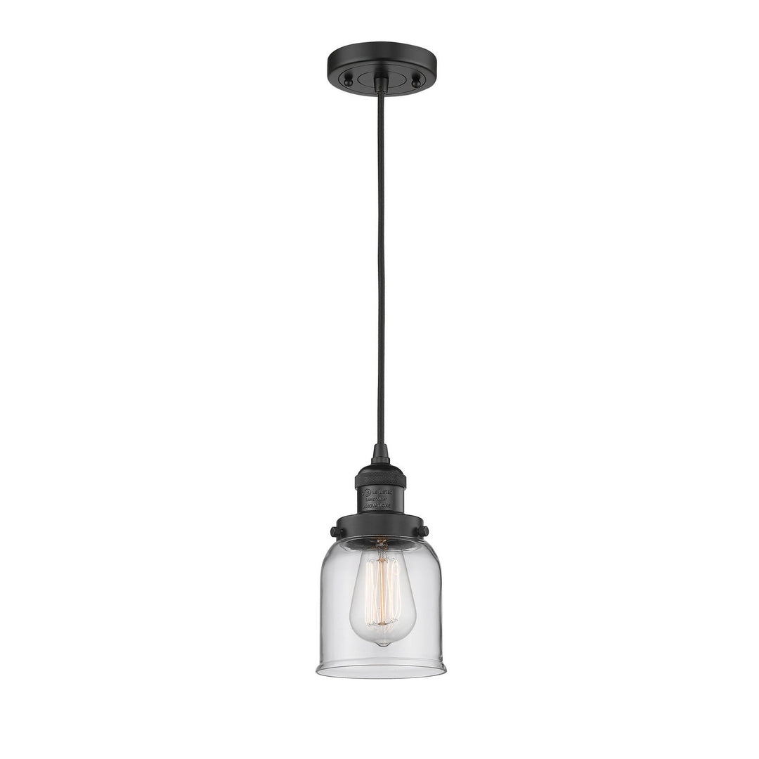 Innovations Franklin Restoration 201C-BK-G52 Pendant Light - Matte Black