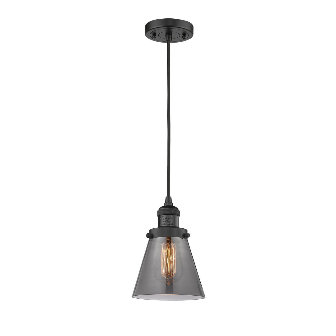 Innovations Franklin Restoration 201C-BK-G63 Pendant Light - Matte Black