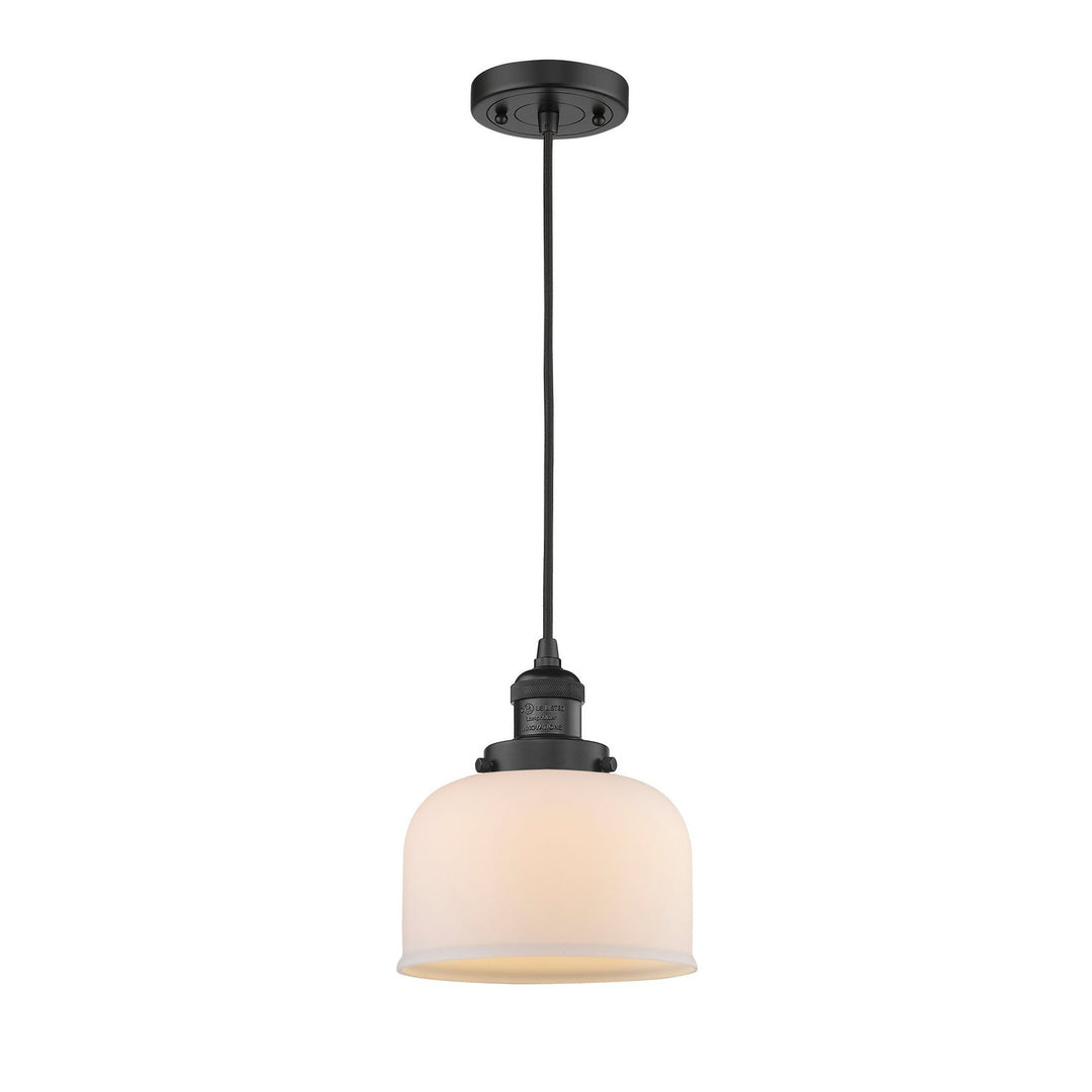 Innovations Franklin Restoration 201C-BK-G71 Pendant Light - Matte Black