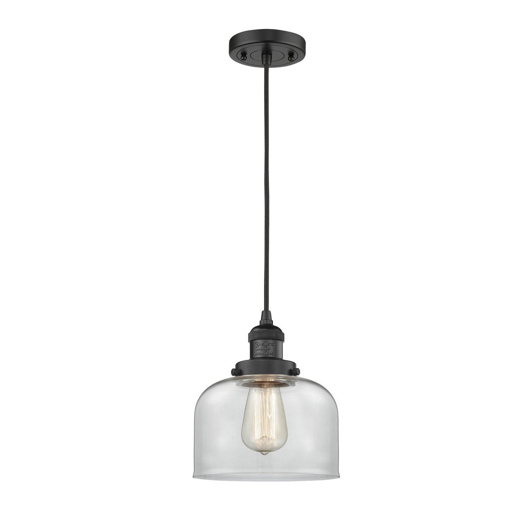 Innovations Franklin Restoration 201C-BK-G72 Pendant Light - Matte Black