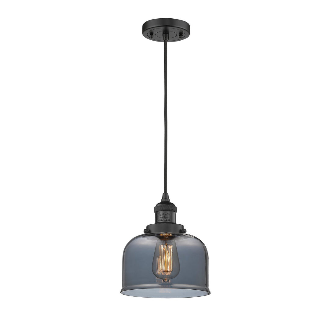 Innovations Franklin Restoration 201C-BK-G73 Pendant Light - Matte Black