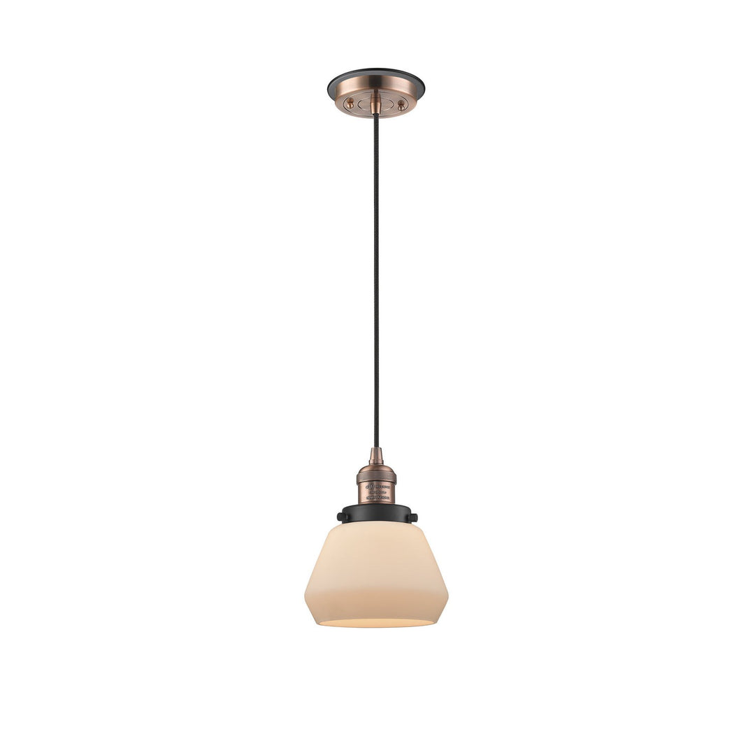 Innovations Franklin Restoration 201CBP-ACBK-G171 Pendant Light - Antique Copper