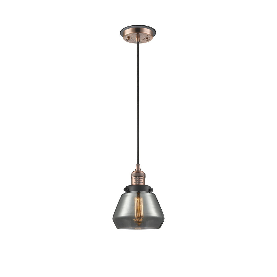 Innovations Franklin Restoration 201CBP-ACBK-G173 Pendant Light - Antique Copper