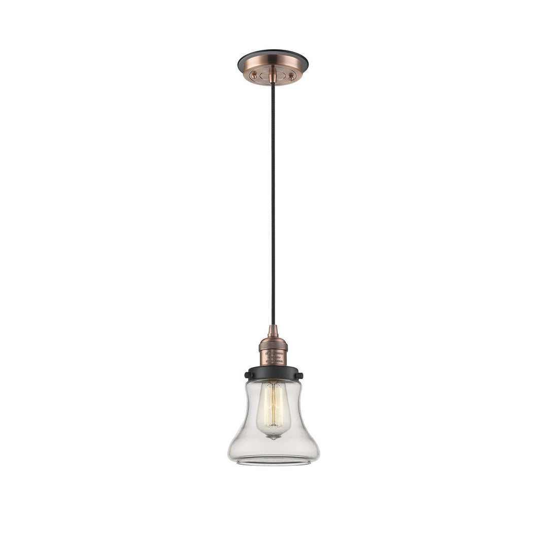 Innovations Franklin Restoration 201CBP-ACBK-G192 Pendant Light - Antique Copper