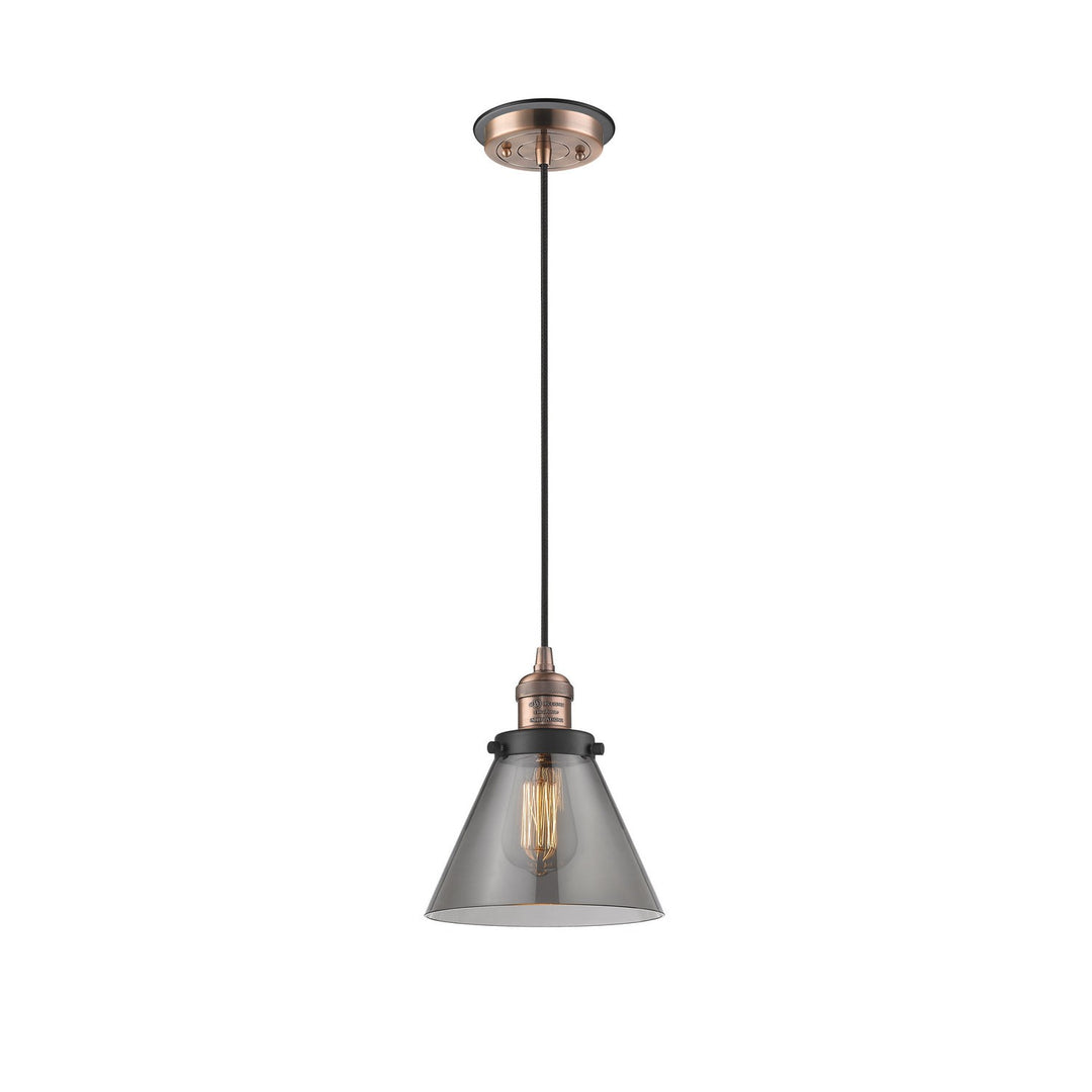 Innovations Franklin Restoration 201CBP-ACBK-G43 Pendant Light - Antique Copper