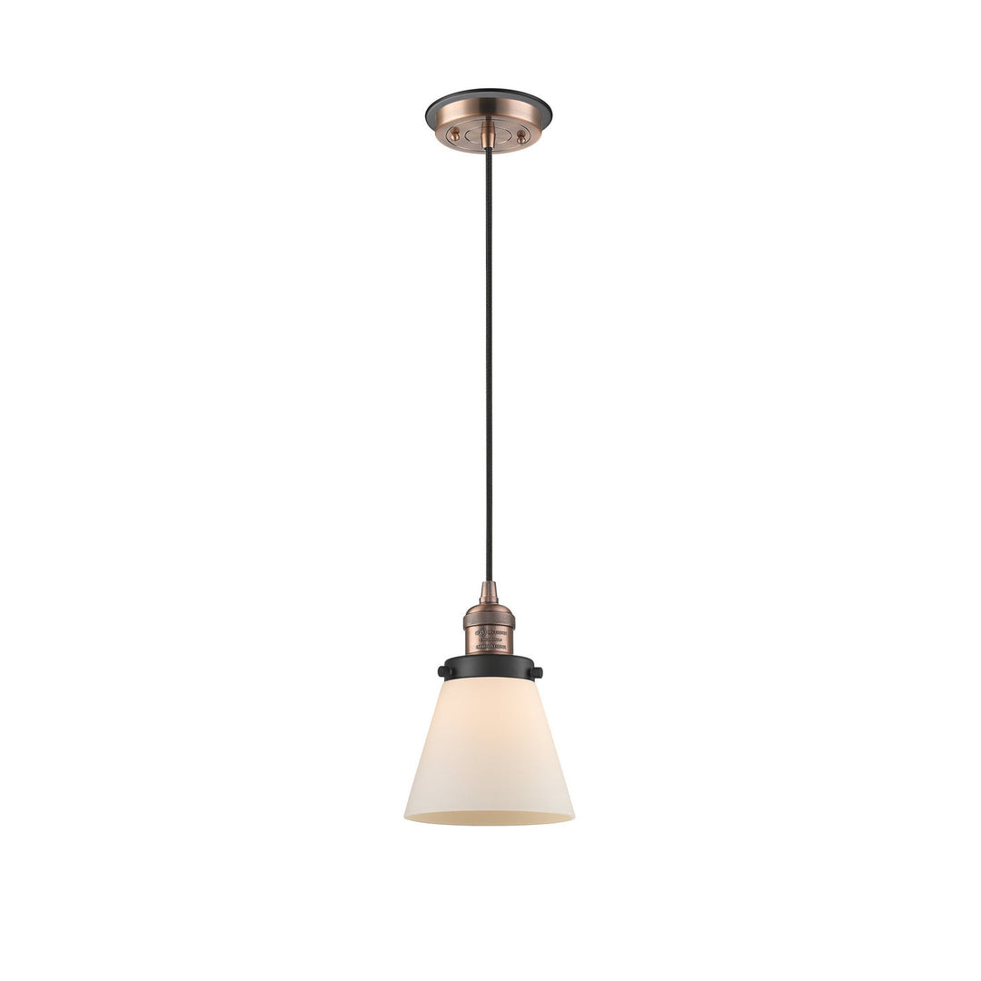 Innovations Franklin Restoration 201CBP-ACBK-G61 Pendant Light - Antique Copper