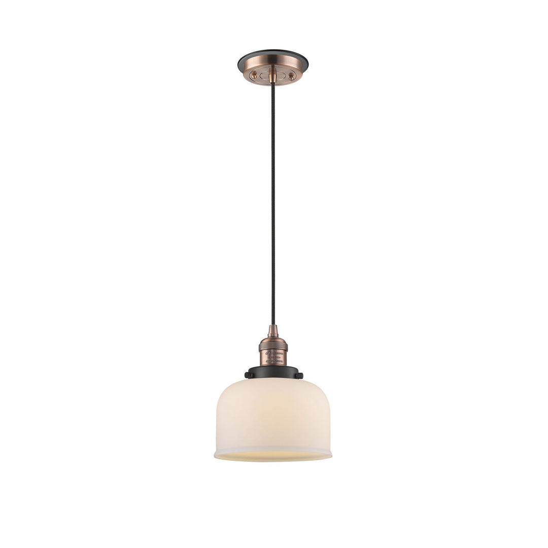 Innovations Franklin Restoration 201CBP-ACBK-G71 Pendant Light - Antique Copper
