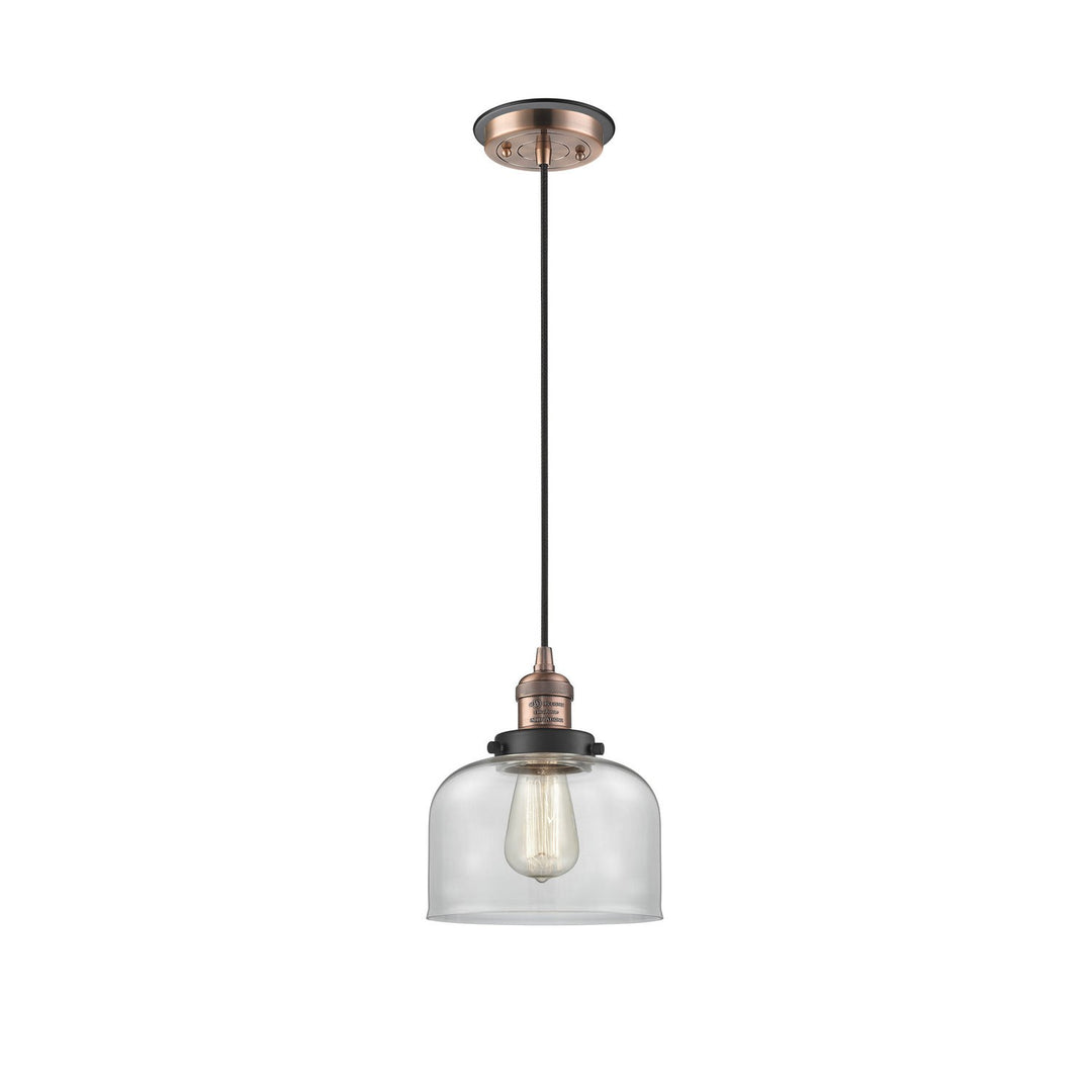 Innovations Franklin Restoration 201CBP-ACBK-G72 Pendant Light - Antique Copper