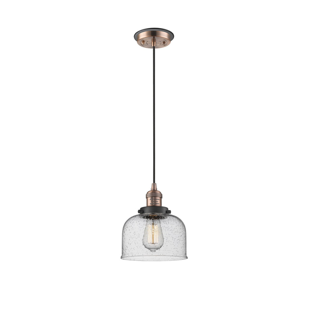 Innovations Franklin Restoration 201CBP-ACBK-G74 Pendant Light - Antique Copper