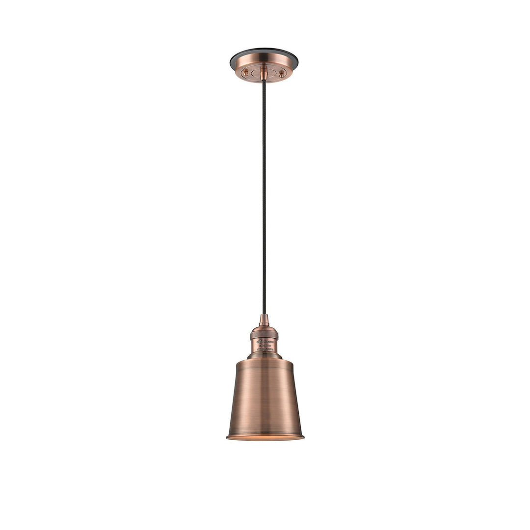 Innovations Franklin Restoration 201CBP-ACBK-M9-AC Pendant Light - Antique Copper