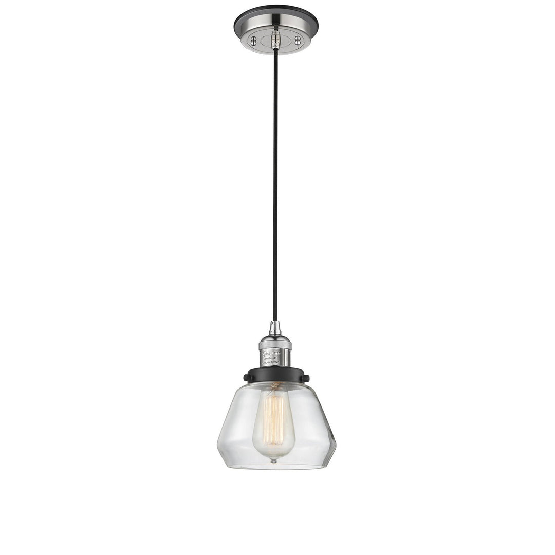 Innovations Franklin Restoration 201CBP-PNBK-G172 Pendant Light - Polished Nickel