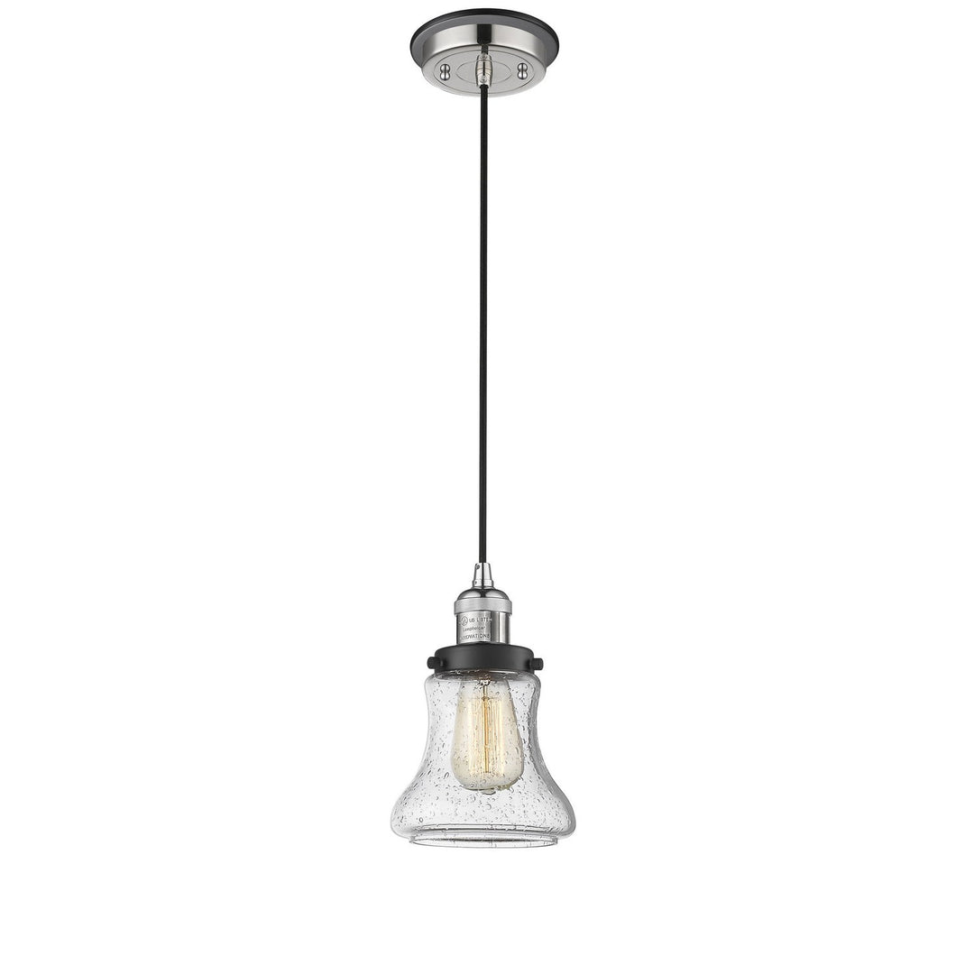 Innovations Franklin Restoration 201CBP-PNBK-G194 Pendant Light - Polished Nickel