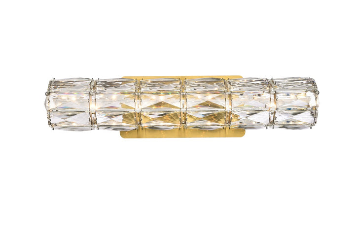 Elegant Valetta 3501W18G Bath Vanity Light 4 in. wide - Gold