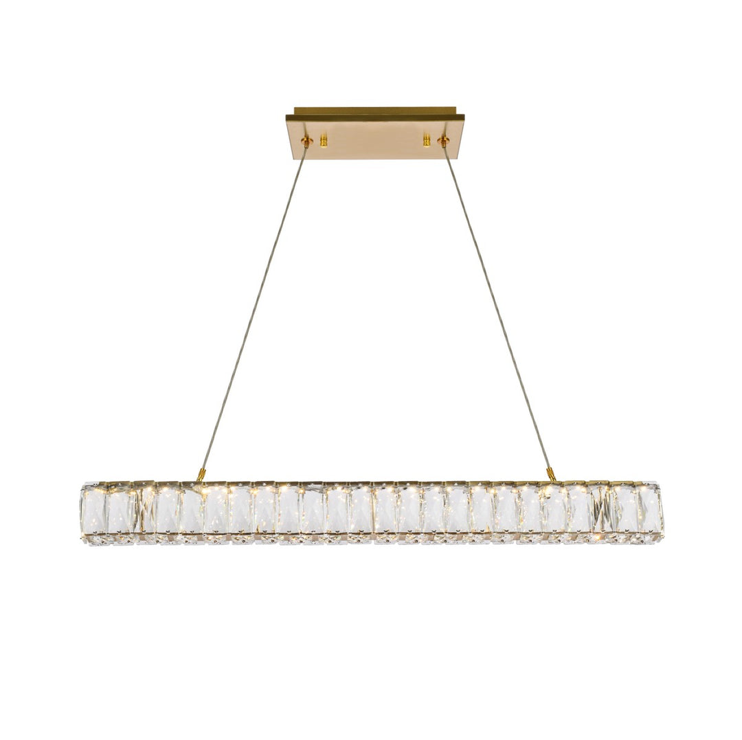 Elegant Monroe 3502D31G Pendant Light - Gold