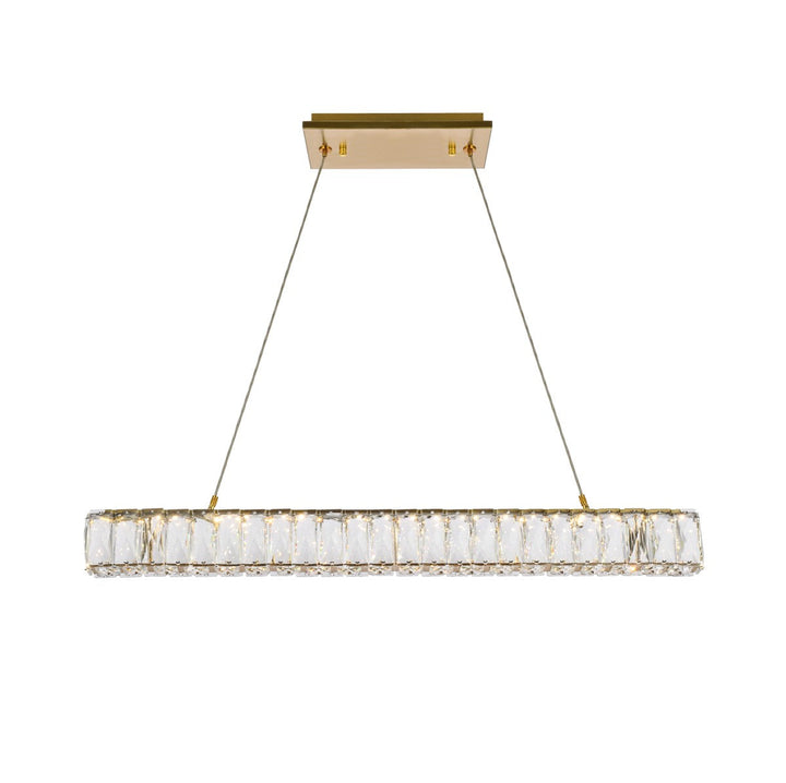 Elegant Monroe 3502D31G Pendant Light - Gold