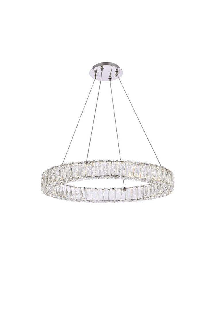 Elegant Monroe 3503D26C Chandelier Light - Chrome