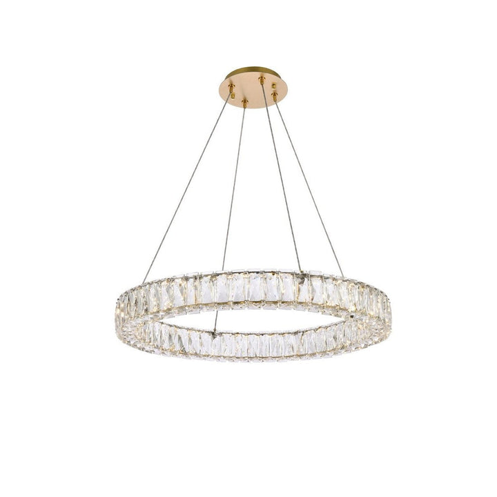 Elegant Monroe 3503D26G Chandelier Light - Gold