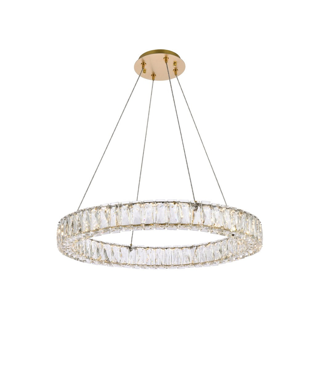 Elegant Monroe 3503D26G Chandelier Light - Gold