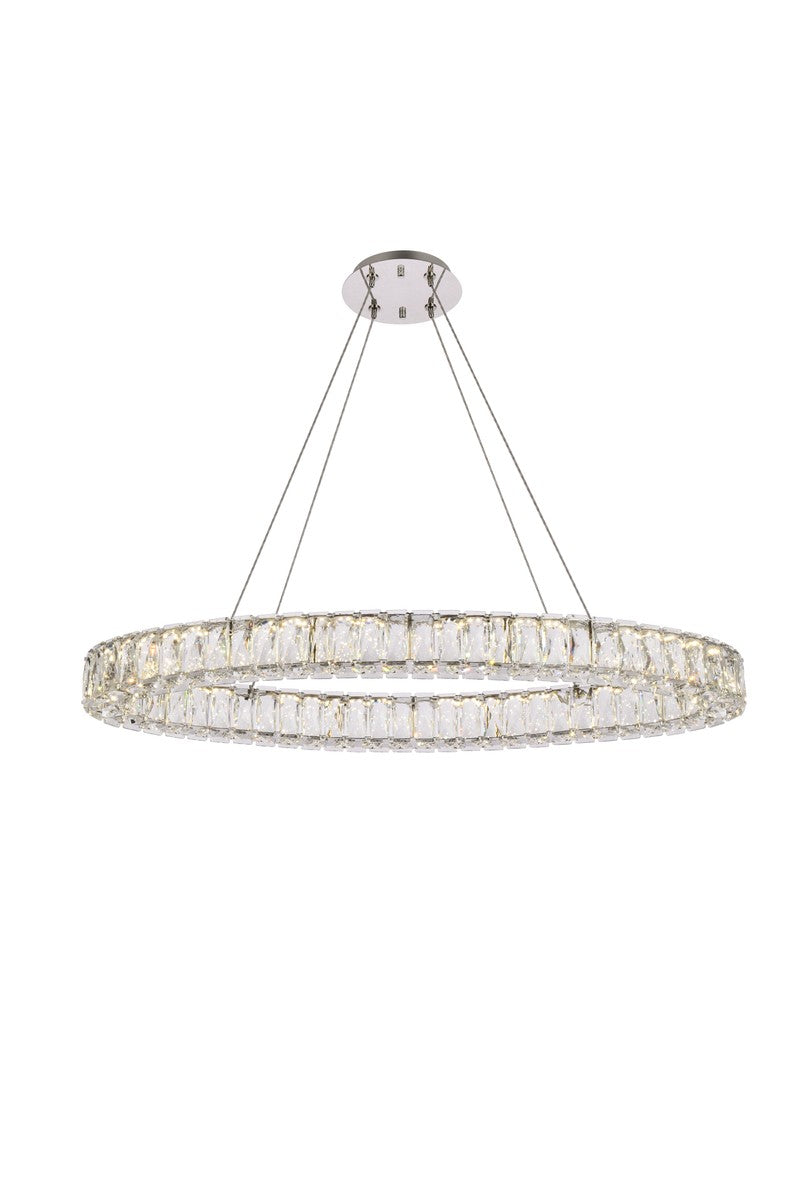 Elegant Monroe 3503D36C Chandelier Light - Chrome