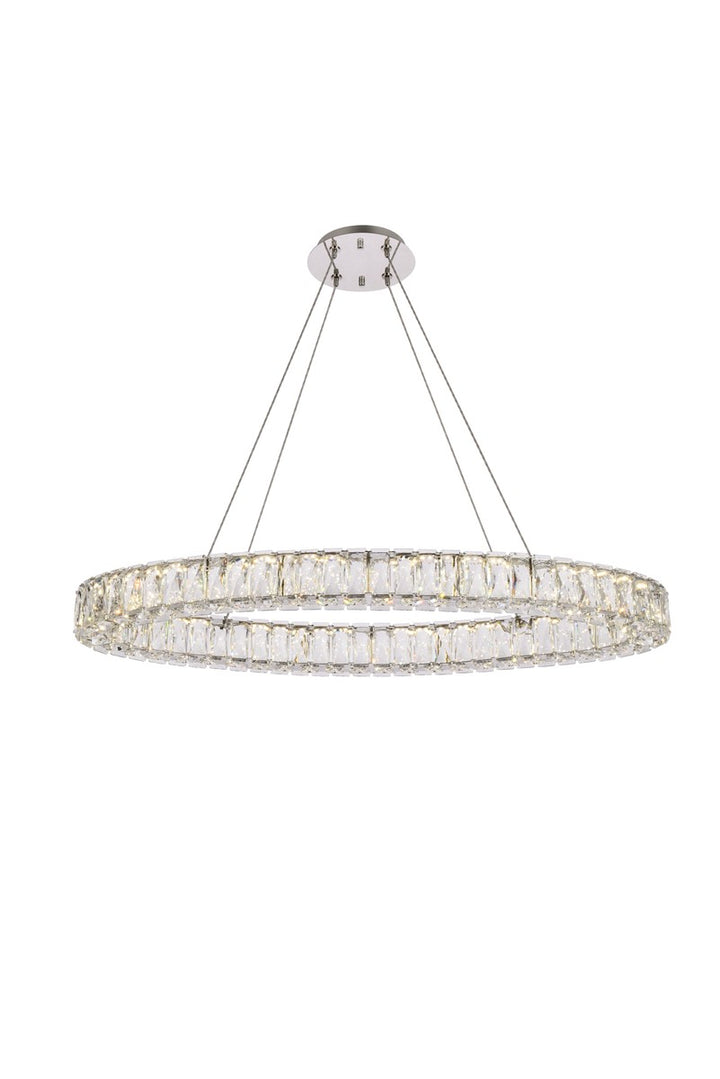 Elegant Monroe 3503D36C Chandelier Light - Chrome