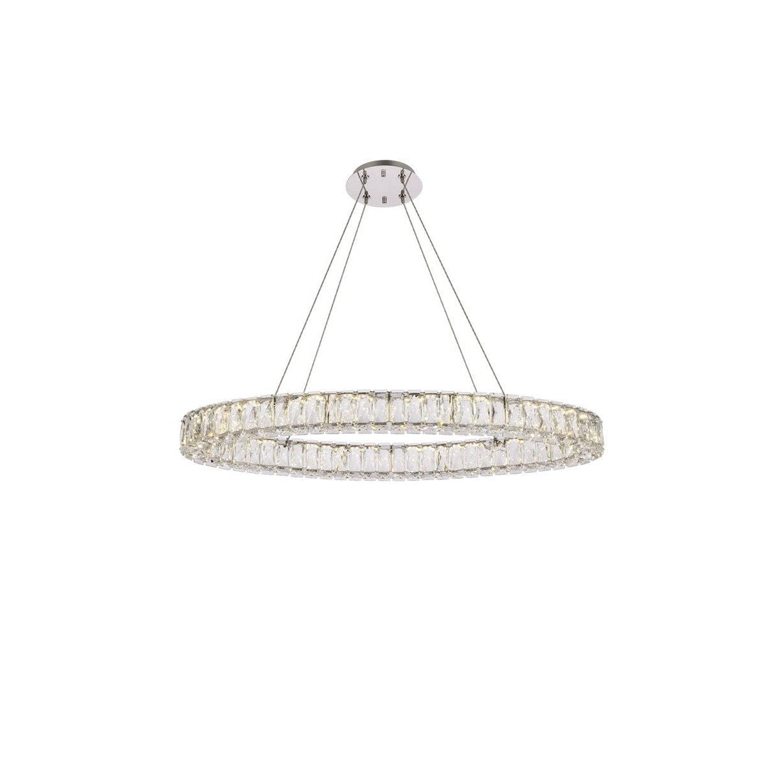 Elegant Monroe 3503D36C Chandelier Light - Chrome