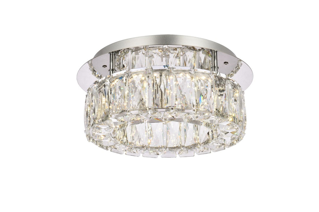 Elegant Monroe 3503F12C Ceiling Light - Chrome