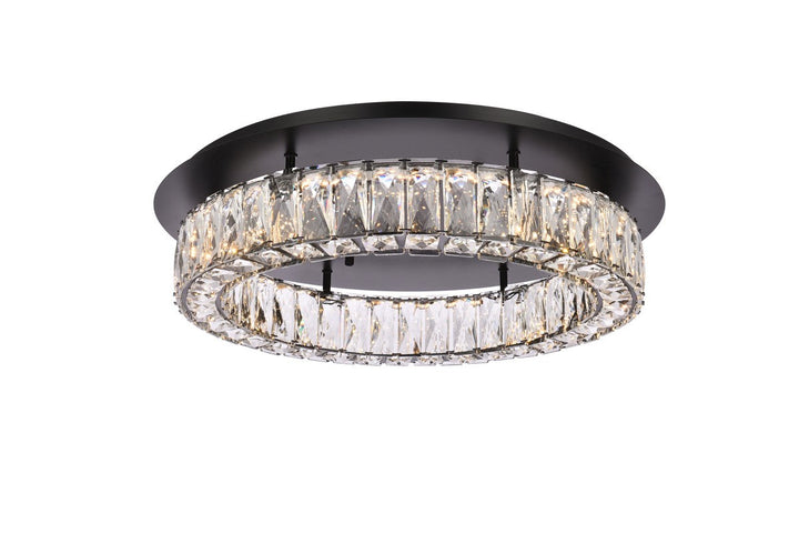 Elegant Monroe 3503F22BK Ceiling Light - Black