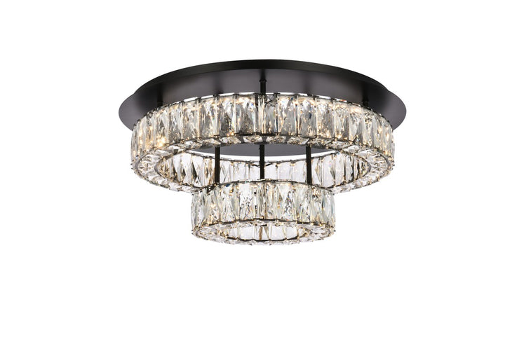 Elegant Monroe 3503F22L2BK Ceiling Light - Black