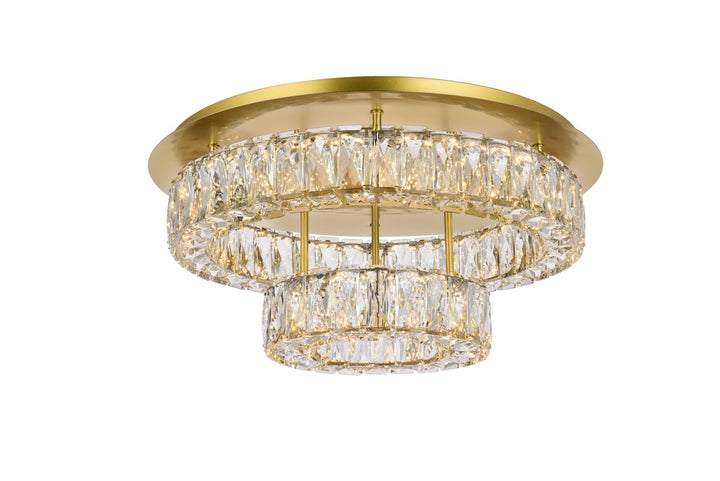 Elegant Monroe 3503F22L2G Ceiling Light - Gold