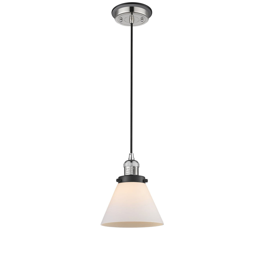 Innovations Franklin Restoration 201CBP-PNBK-G41 Pendant Light - Polished Nickel