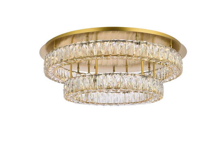 Elegant Monroe 3503F30L2G Ceiling Light - Gold