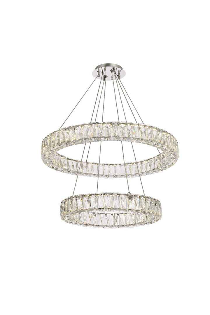 Elegant Monroe 3503G28C Pendant Light - Chrome