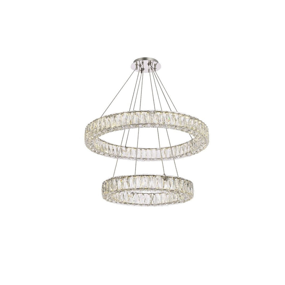 Elegant Monroe 3503G28C Pendant Light - Chrome