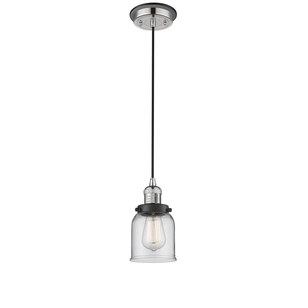 Innovations Franklin Restoration 201CBP-PNBK-G52 Pendant Light - Polished Nickel