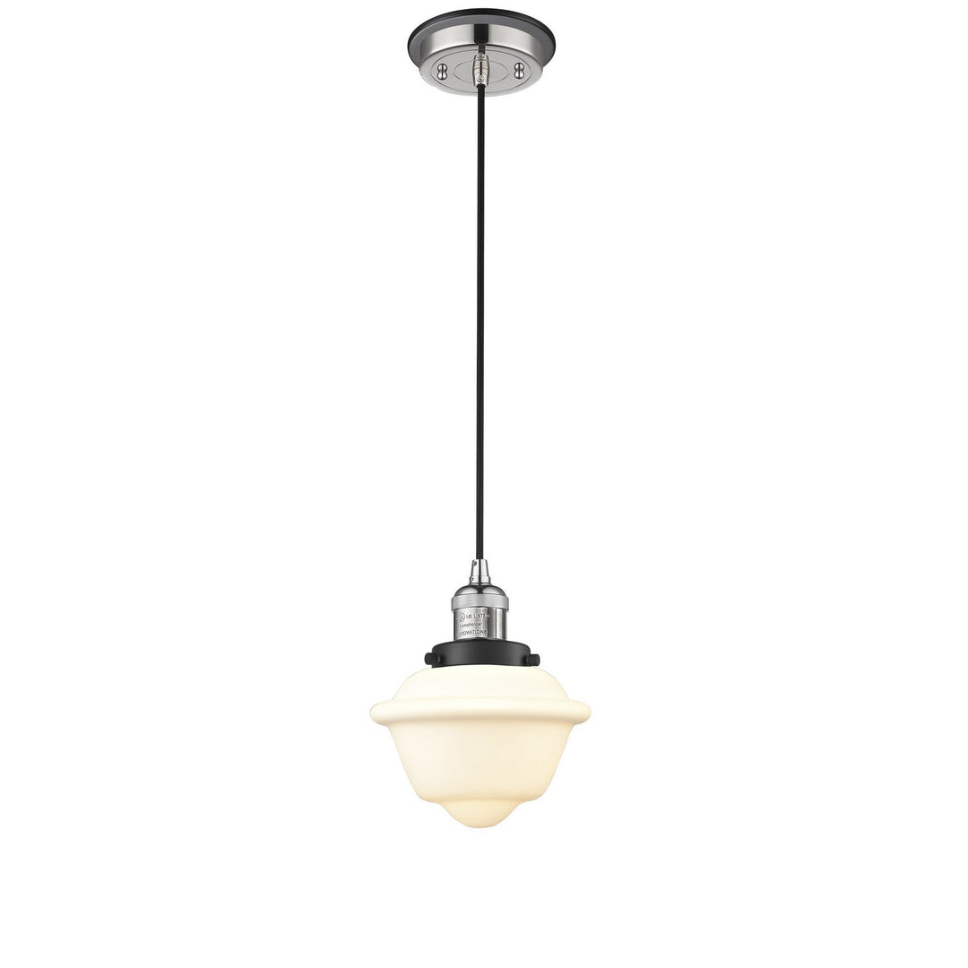 Innovations Franklin Restoration 201CBP-PNBK-G531 Pendant Light - Polished Nickel