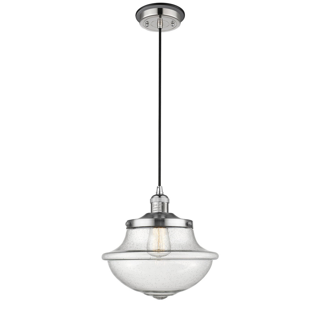 Innovations Franklin Restoration 201CBP-PNBK-G544 Pendant Light - Polished Nickel