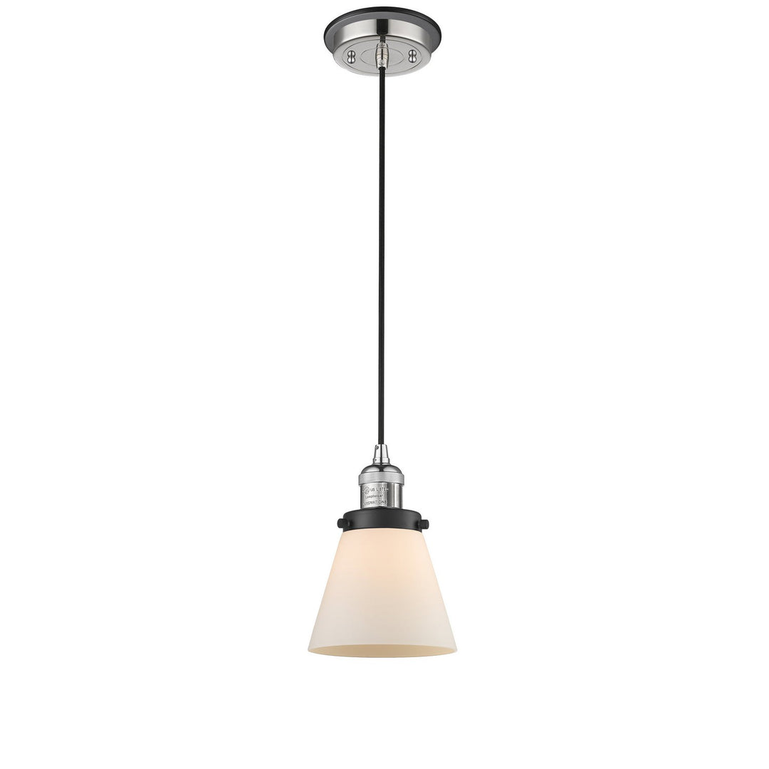 Innovations Franklin Restoration 201CBP-PNBK-G61 Pendant Light - Polished Nickel