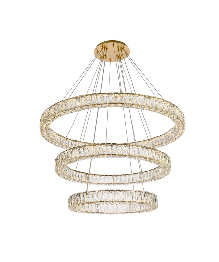 Elegant Monroe 3503G41LG Chandelier Light - Gold